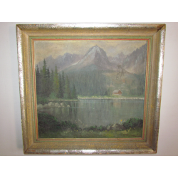 Holdossy: Štrbské pleso so Sóliskom