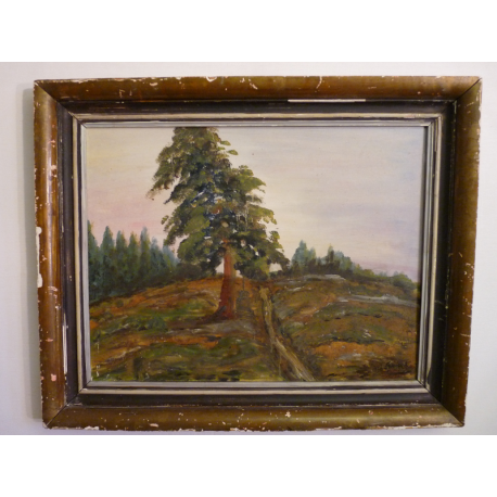 Edmund Gwerk (pripisované): Osamelý strom