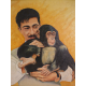 neznámy: Muž s opičkou