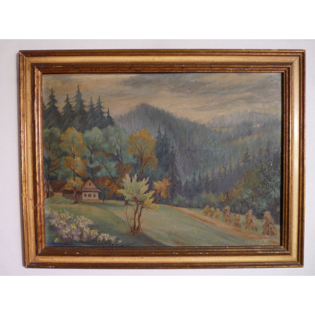M. Boreček: Chalúpky pod lesom