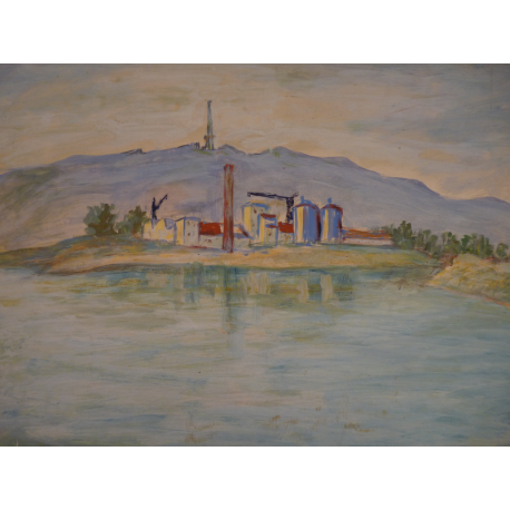 neznámy: Roľnícke družstvo nad riekou