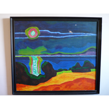 Karl Schmidt-Rottluff: Vzdálený měsíc 1956