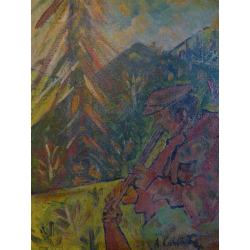 Arnold Peter Weisz-Kubínčan (pripisované): Poľovník