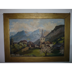 R. Decsy: Alpská dedinka