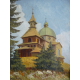 Anton Jasusch (pripisované): Drevený kostolík