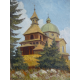 Anton Jasusch (pripisované): Drevený kostolík